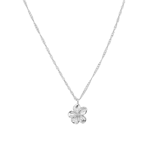 Flora Necklace Silber