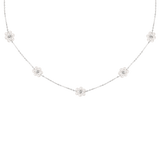 Flourish Necklace Silber