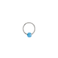 Into the Blue Click Piercing Silber