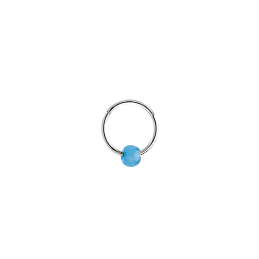 Into the Blue Click Piercing Silber
