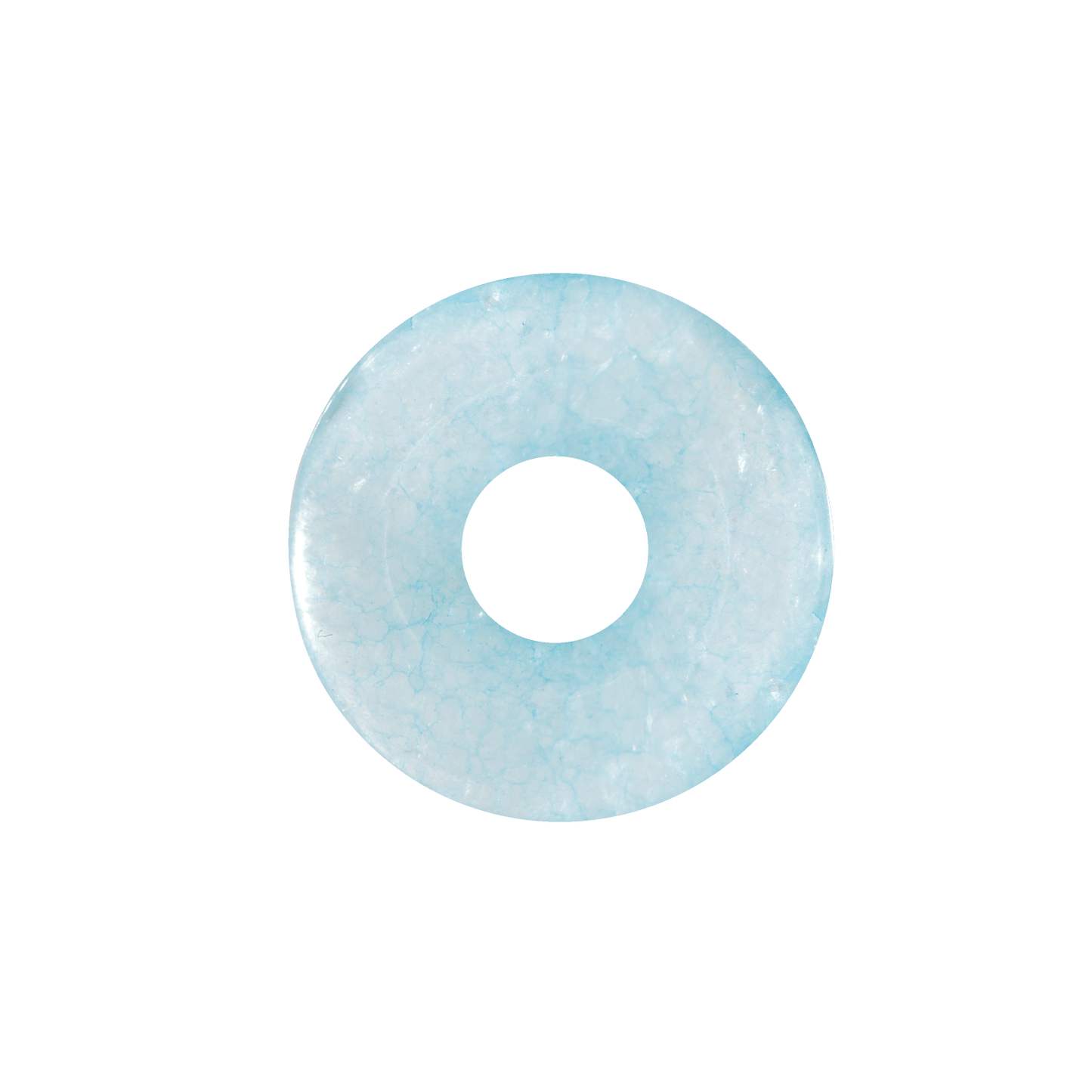 Chunky Into the Blue Donut Hoop Set Medium Silber