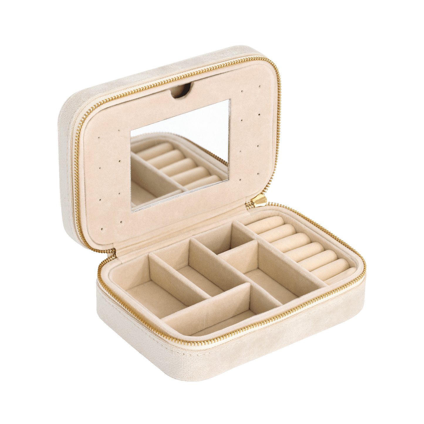 Sand Velvet Jewelry Organizer