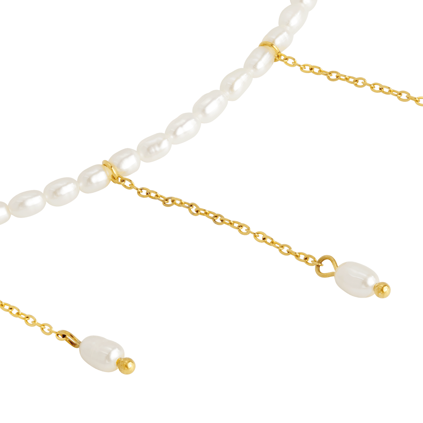 Lolas Love Pearl Power Necklace Gold