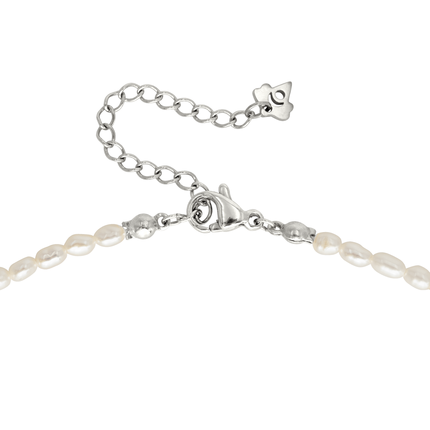 Lolas Love Pearl Power Necklace Silber