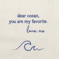 Dear Ocean Beach Bag