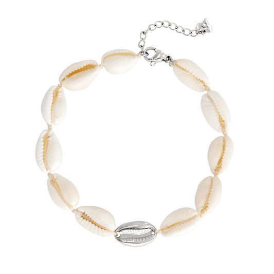 One in a Shell Anklet Silber