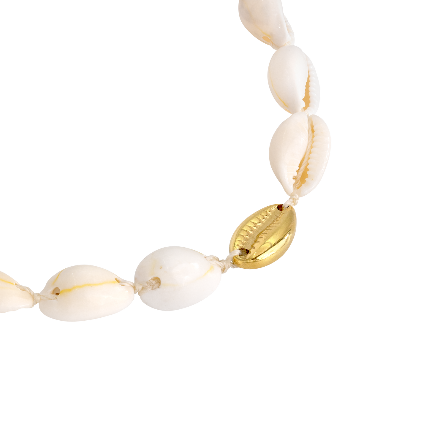One in a Shell Anklet Gold