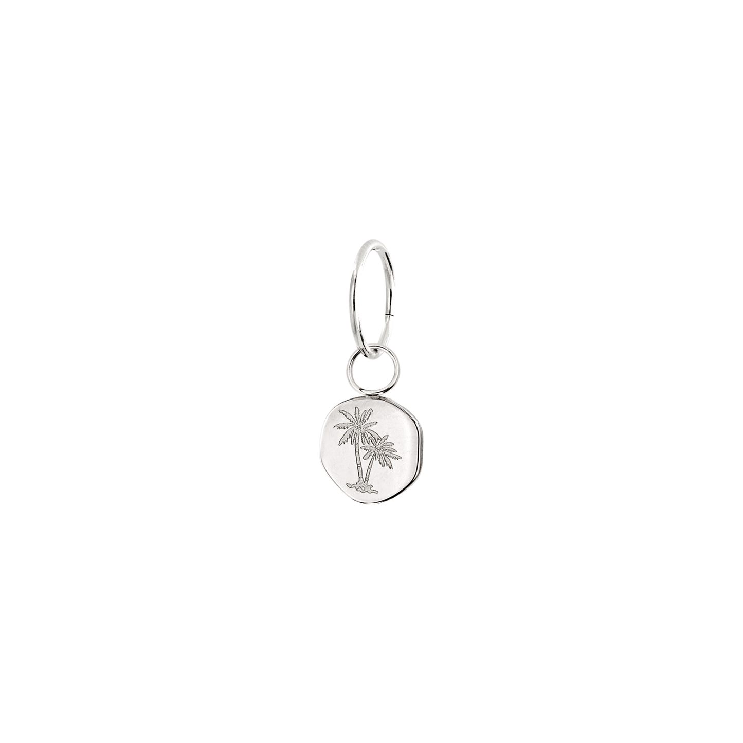 Palmera Coin Bikini Charm Silber