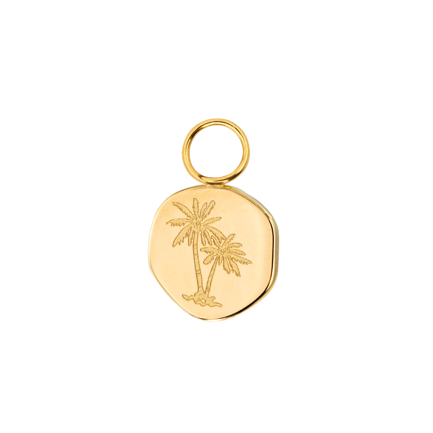 Palmera Coin Oval Paloma Hoop Set Baby Gold