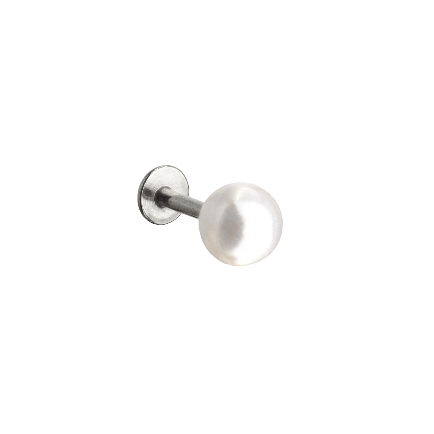 Pearly Piercing Stud Silber