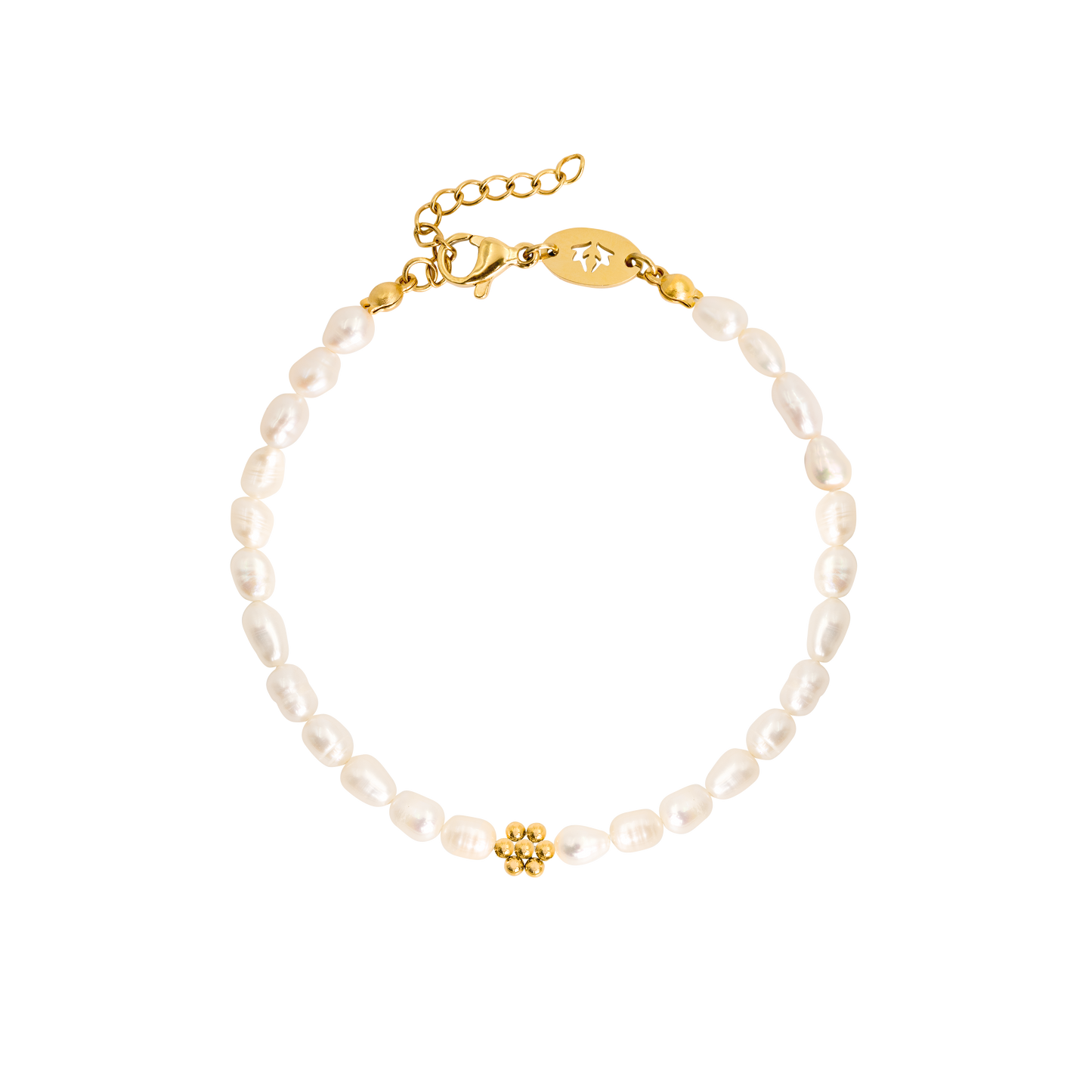 Blossom Pearl Bracelet Gold