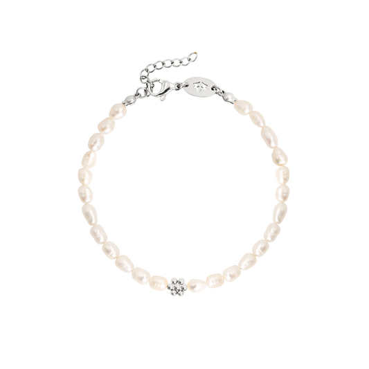 Blossom Pearl Bracelet Silber