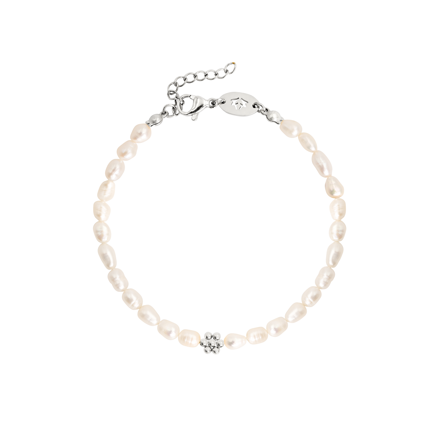 Blossom Pearl Bracelet Silber