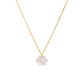 Rose Flower Necklace Gold