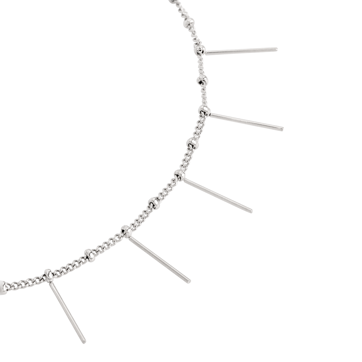 Sea Urchin Choker Silber