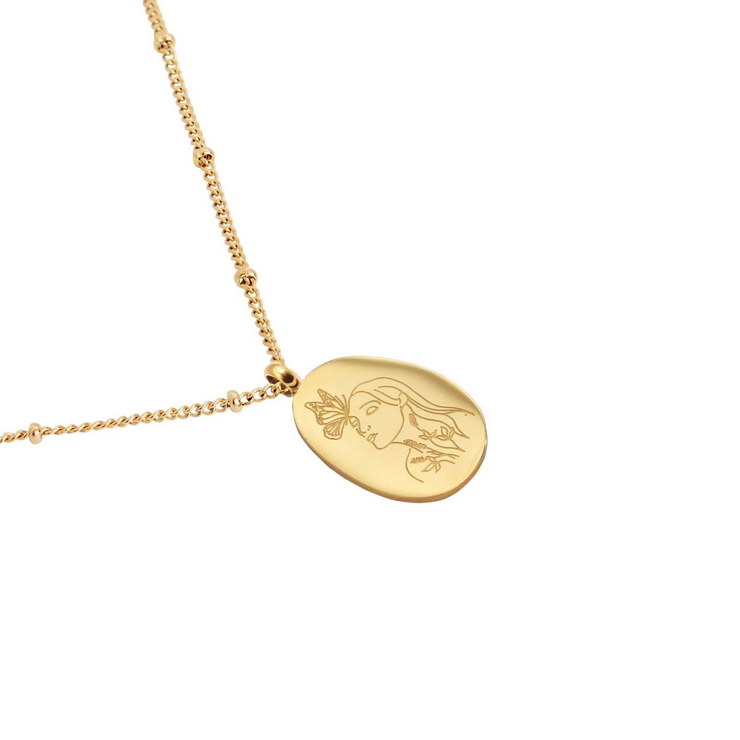 Tender Grace Necklace Gold