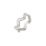 Wave after Wave Ring Silber