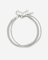 Snake Chain Double Bracelet Silber