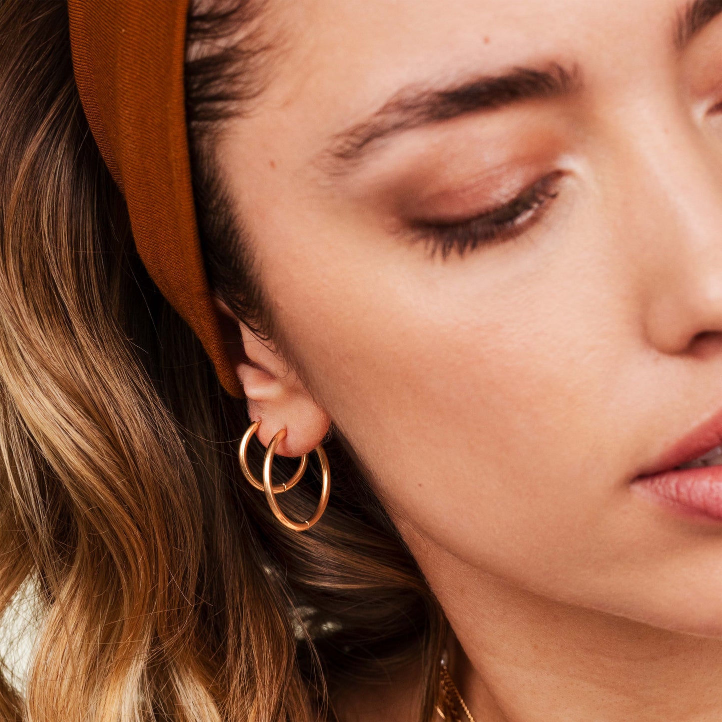 Clean Hoop Bundle Midi Roségold
