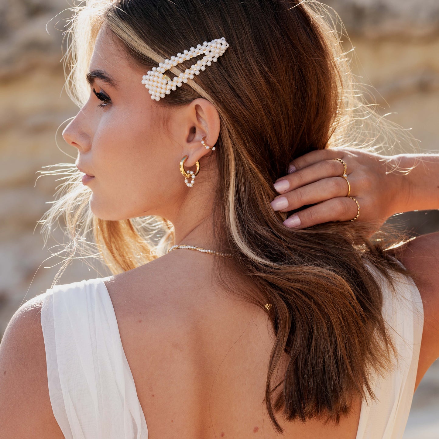 Timeless Pearl Hairclip Set