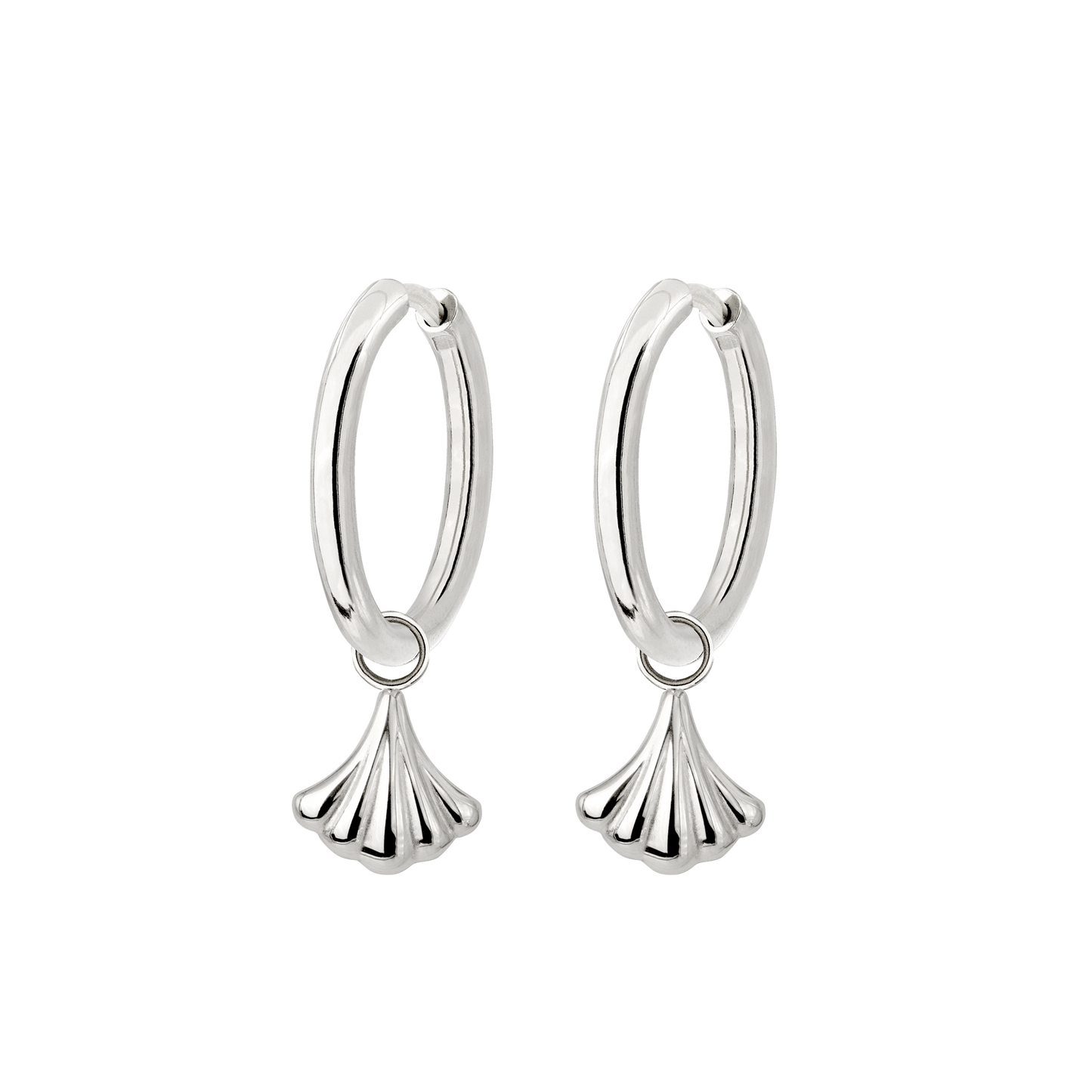 Forever Yours Hoop Set Medium Silber