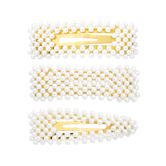 Timeless Pearl Hairclip Set