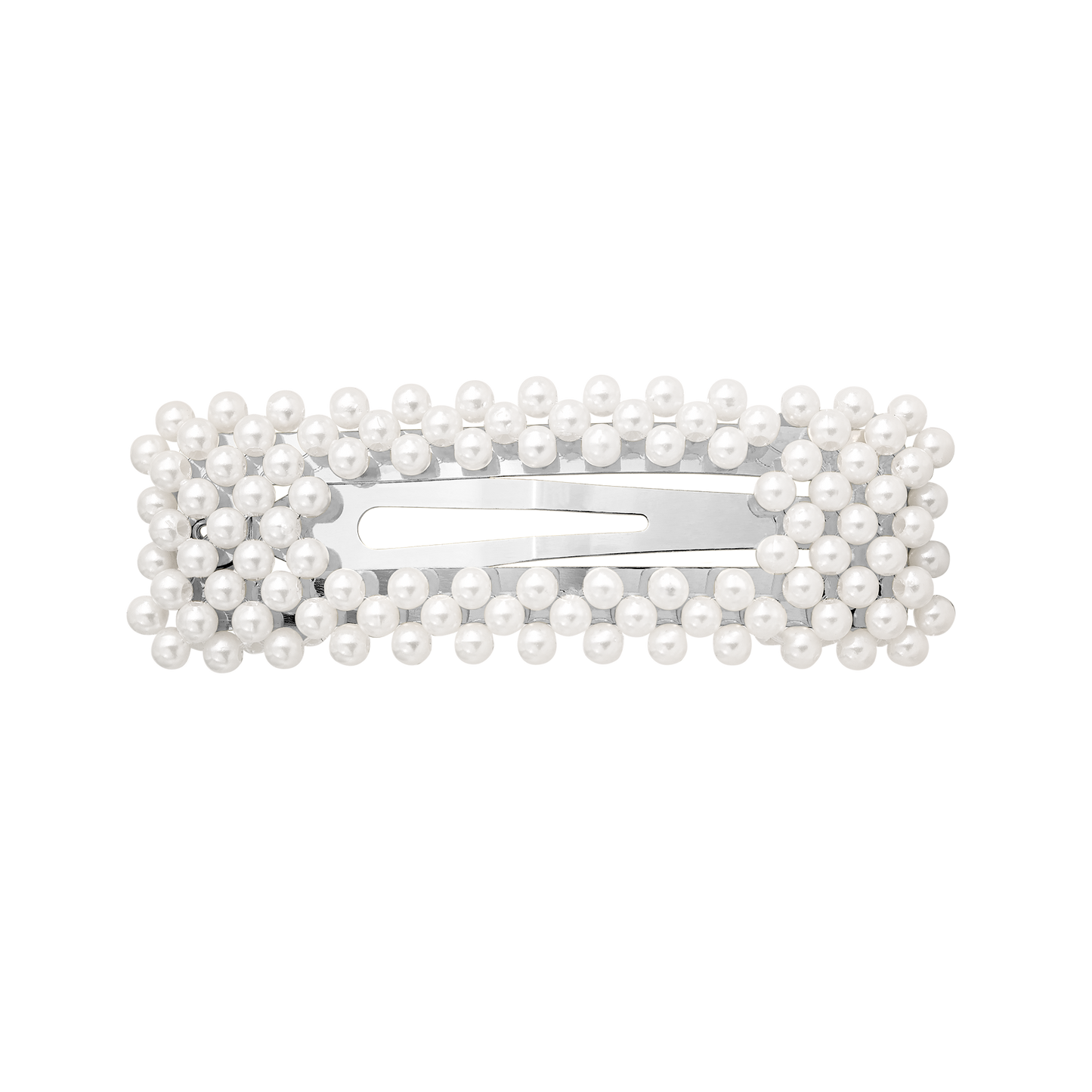 Pearly Hairclip Rectangle