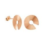 Sparkling Donut Studs Roségold