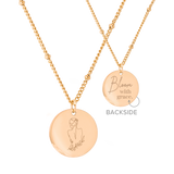 Bloom with grace Necklace Roségold
