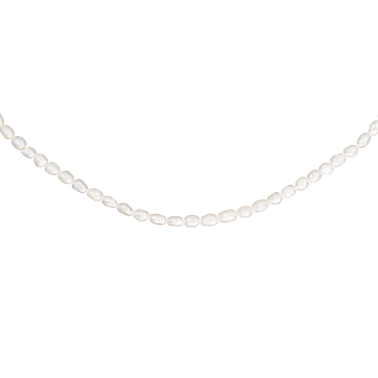 Perlita Choker Silber