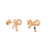 Pretty Ribbon Studs Roségold