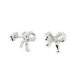 Pretty Ribbon Studs Silber