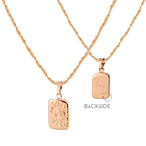 Sun Lover Pendant Necklace Roségold