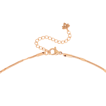 Sun Ray Necklace Roségold