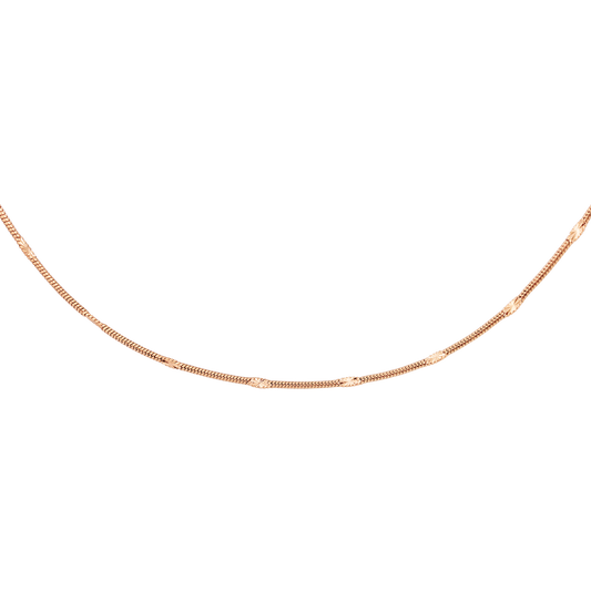 Sun Ray Necklace Roségold
