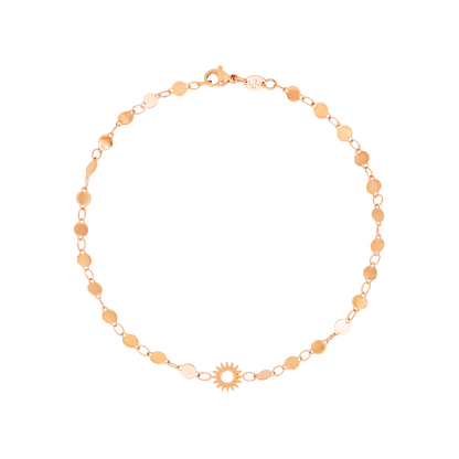 Sunny Side Up Anklet Roségold