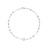 Sunny Side Up Anklet Silber