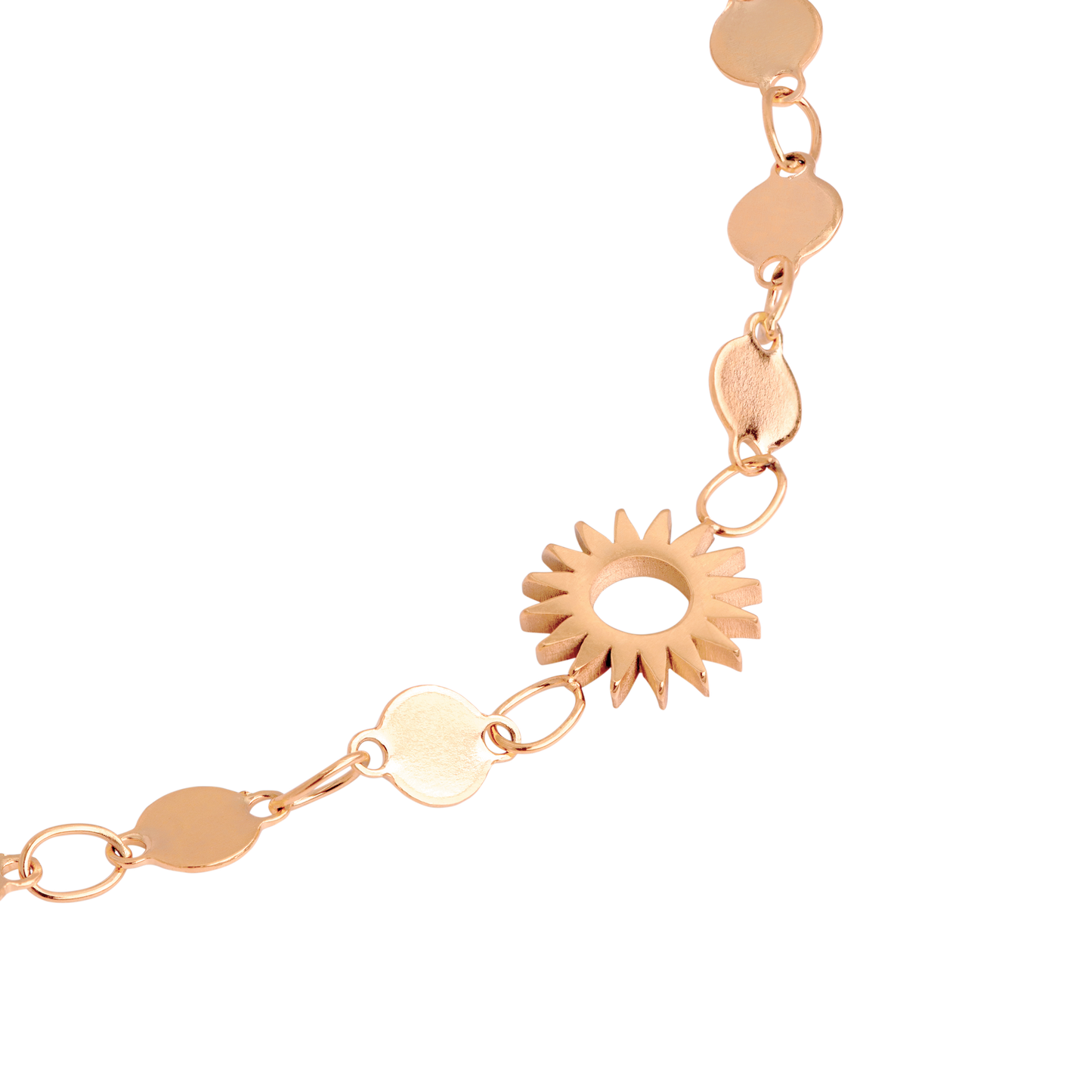 Sunny Side Up Anklet Roségold