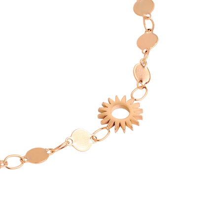 Sunny Side Up Anklet Roségold