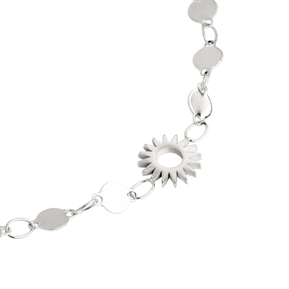 Sunny Side Up Anklet Silber
