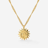 Sunny Swirl Necklace Gold