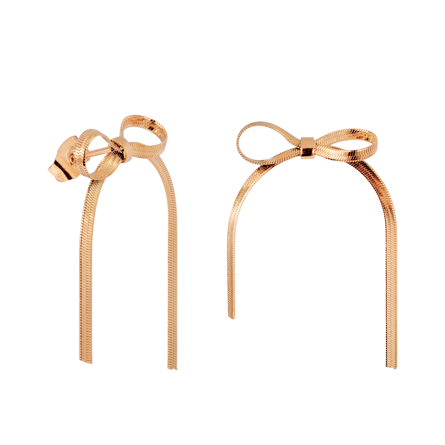 Sweet Bow Earrings Roségold