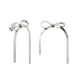 Sweet Bow Earrings Silber
