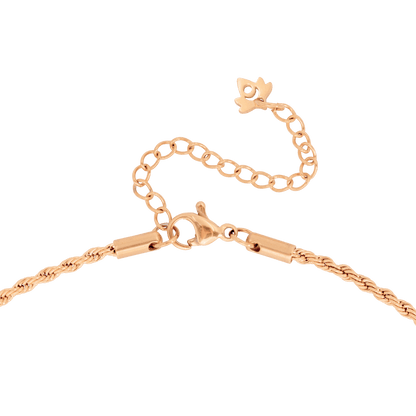 Sweet Swirl Necklace Roségold