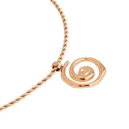 Sweet Swirl Necklace Roségold