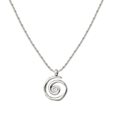 Sweet Swirl Necklace Silber