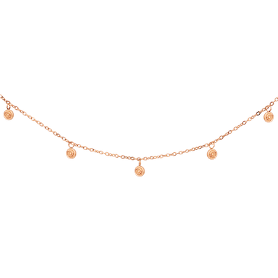 Swirl'n Choker Roségold
