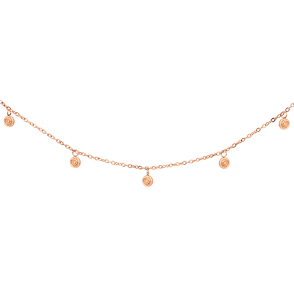 Swirl'n Choker Roségold