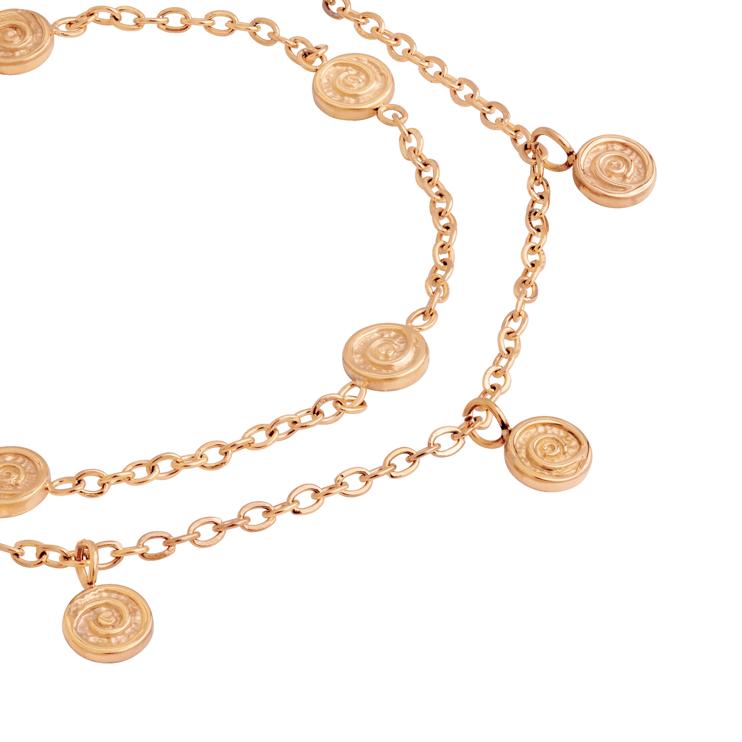 Swirl'n Double Bracelet Roségold