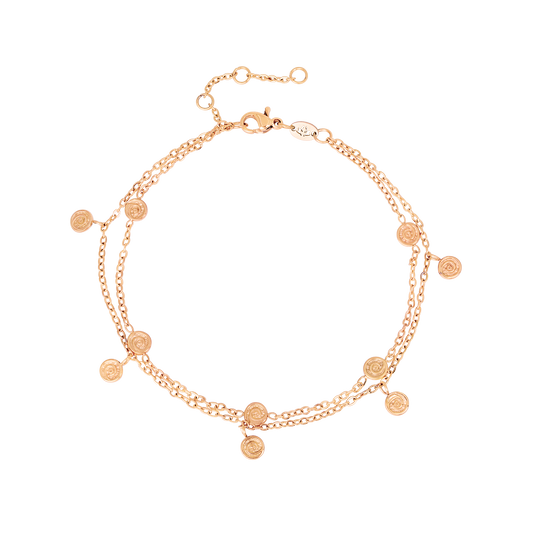 Swirl'n Double Bracelet Roségold